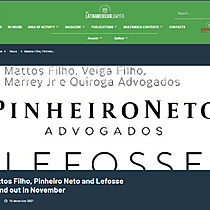 Mattos Filho, Pinheiro Neto and Lefosse stand out in November